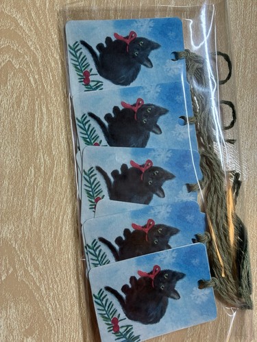 Christmas paper gift tags - gift,